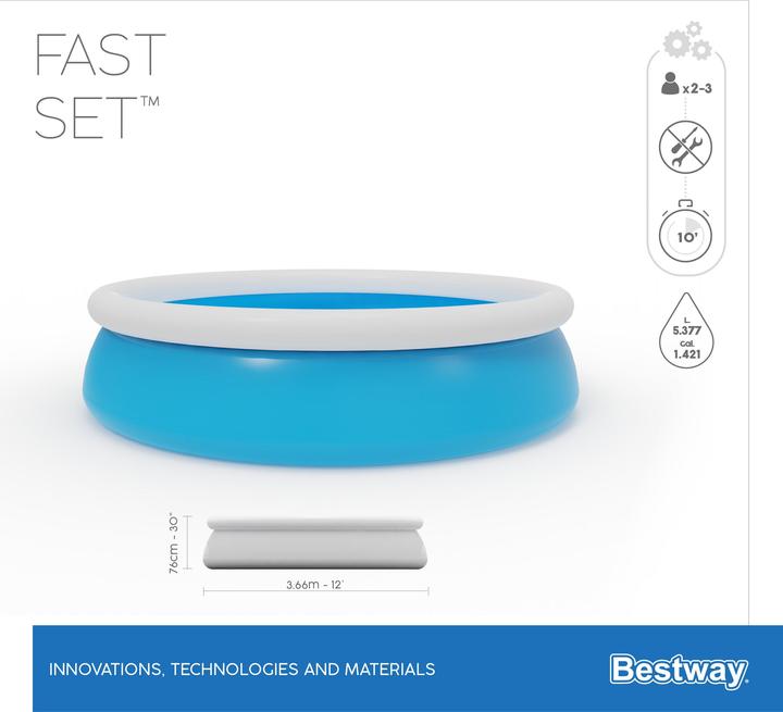 Actual product image Bestway Fast Set (Ø 366 x 76 cm)