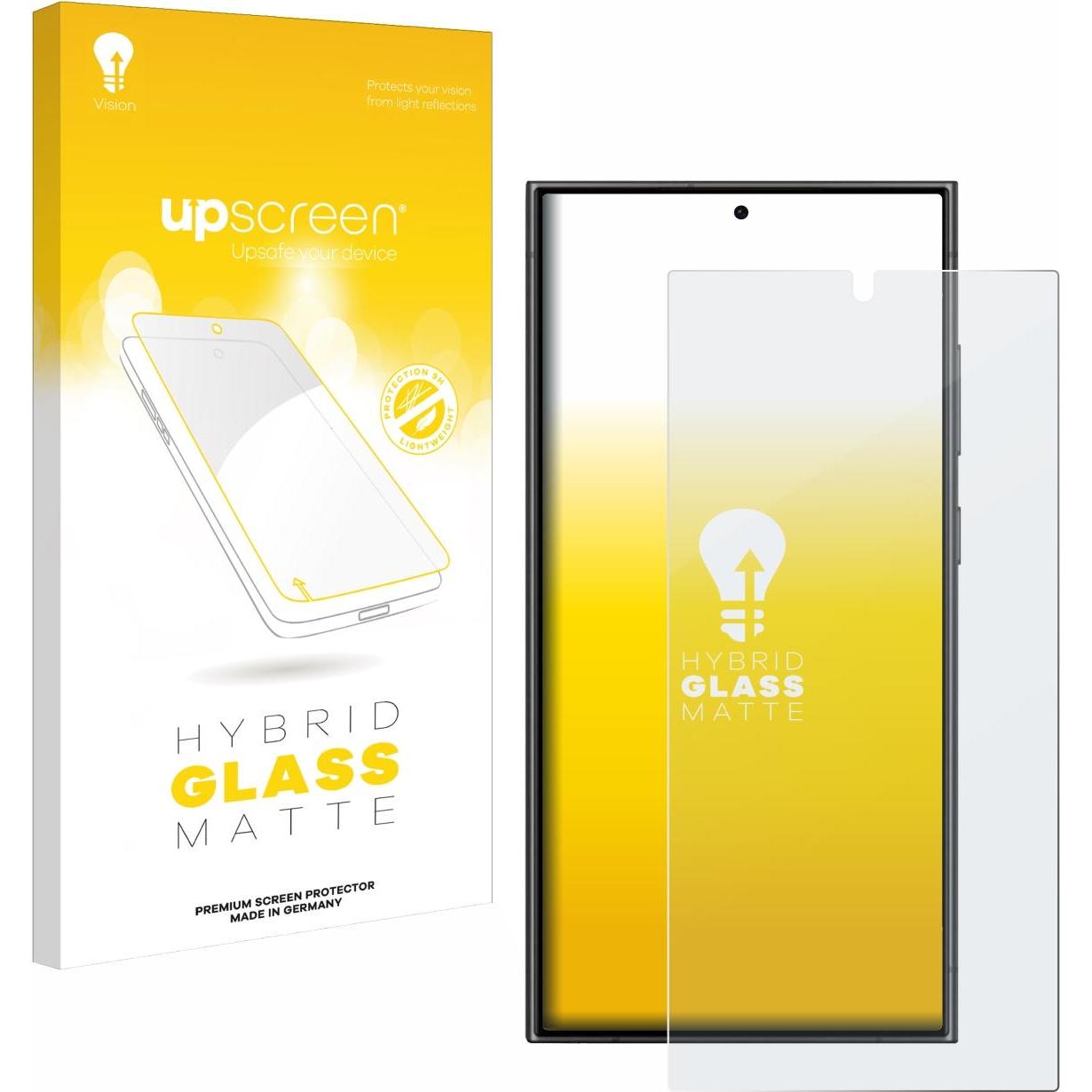 Thumbnail - upscreen Reflection Shield Panzerglasfolie Matt (1 Stück, Samsung Galaxy S21), Smartphone Schutzfolie, Grau