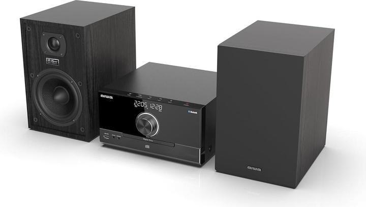 Actual product image Aiwa Micro System with Bluetooth, CD, USB, AUX Input, 2 x 50 W RMS Output (Bluetooth, CD player, 2x 50 W)