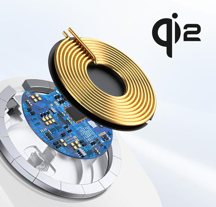 Actual product image Belkin Boost Charge Pro Qi2 magnetische Ladestation (15 W)