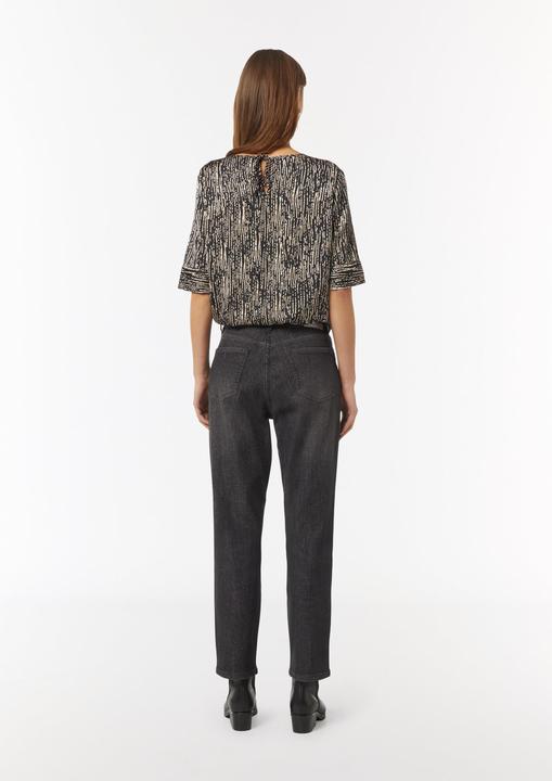 Actual product image Comma Bluse Bluse mit All-over-Print aus Satin (36)