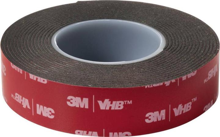 Produktbild 3M VHB™ 5952F/193 Doppelseitiges Klebeband Schwarz (L x B) 3 m x 19 mm 3 St. (19 mm)