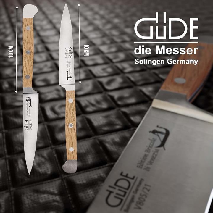 Produktbild Güde Spickmesser, geschmiedet, Serie Alpha, Doppelkropf, Griff: Briccole di Venezia (10 cm)