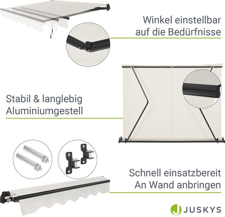 Produktbild Juskys Gelenkarmmarkise (2.50 m)