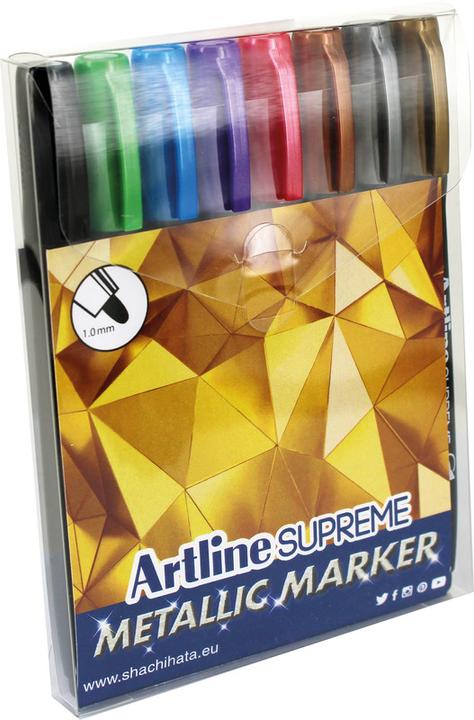 Actual product image Artline Metallic Marker Supreme (8x)
