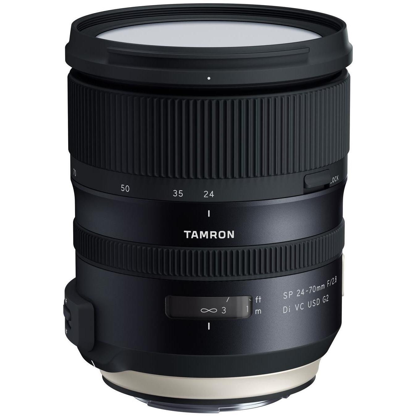 Tamron SP 24-70mm f / 2.8 Di VC USD G2 Canon EF (Canon EF, APS-C / DX, Vollformat), Objektiv, Schwar
