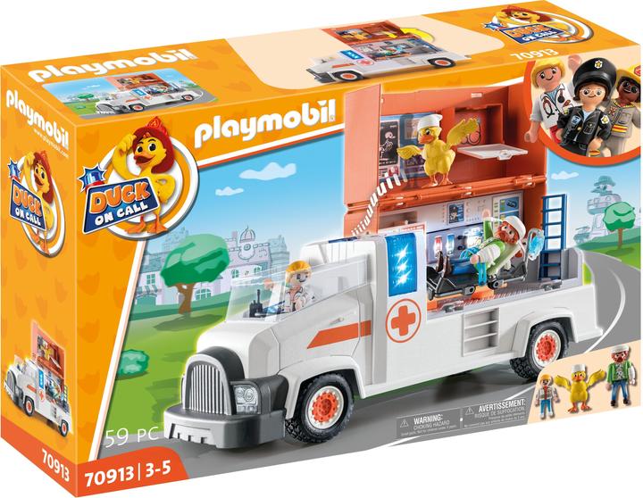 Actual product image Playmobil Emergency doctor truck (70913, Playmobil Duck On Call)