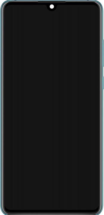 Actual product image Huawei LCD + Touch + Frame + Battery for ELE-L29, ELE-L09 P30 - aurora blue - New Version (Rechargeable battery, Huawei P30)