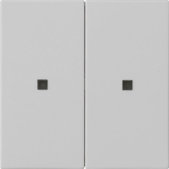 Gira 5107015, Taster + Schalter, Grau
