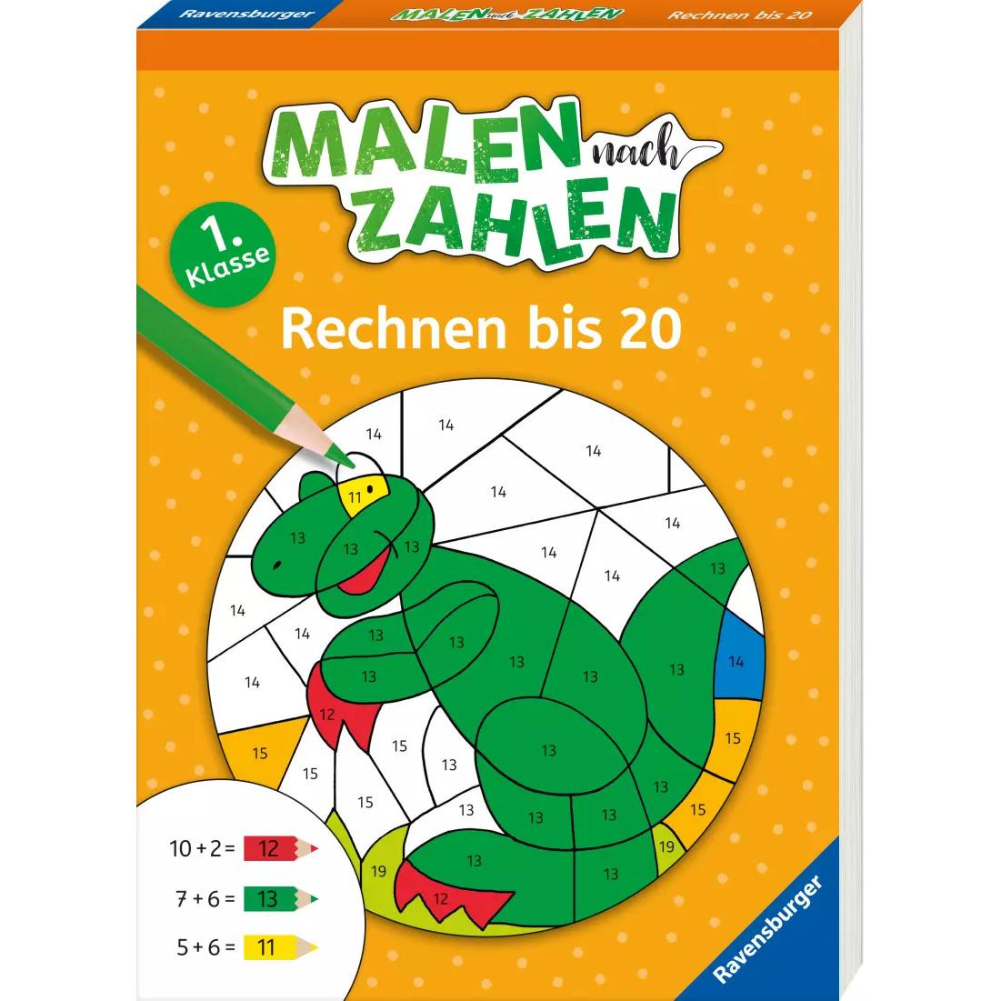 Ravensburger Malen nach Zahlen, 1. Klasse: Rechnen bis 20