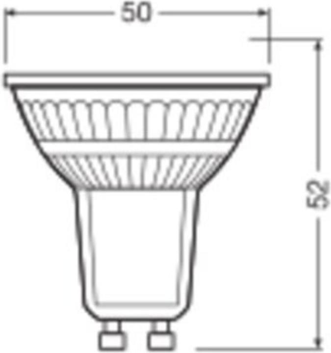 Produktbild Ledvance LED-Reflektorlampe (GU10, 6.90 W, 620 lm, 10 x, F)