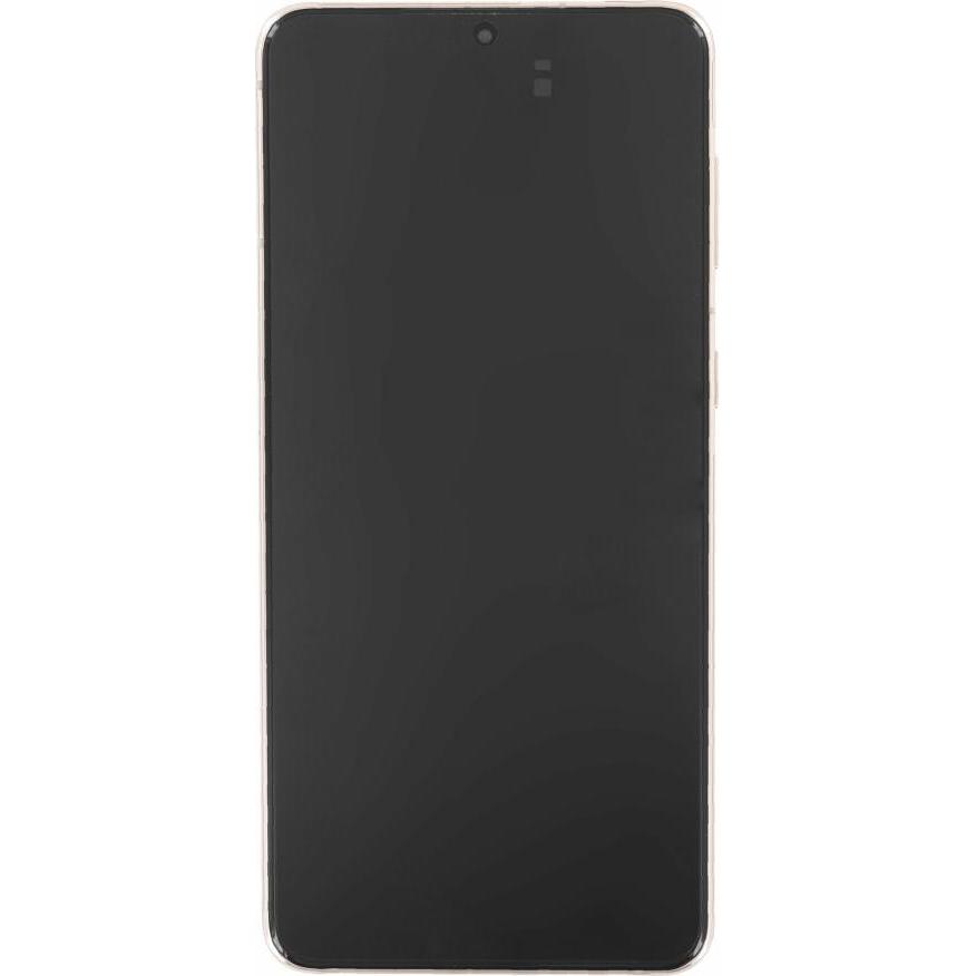 Samsung Display-Einheit + Rahmen (ohne Kamera) für Galaxy S21+ 5G violett GH82-27267B (Display, Galaxy S21+ 5G), Mobilge...