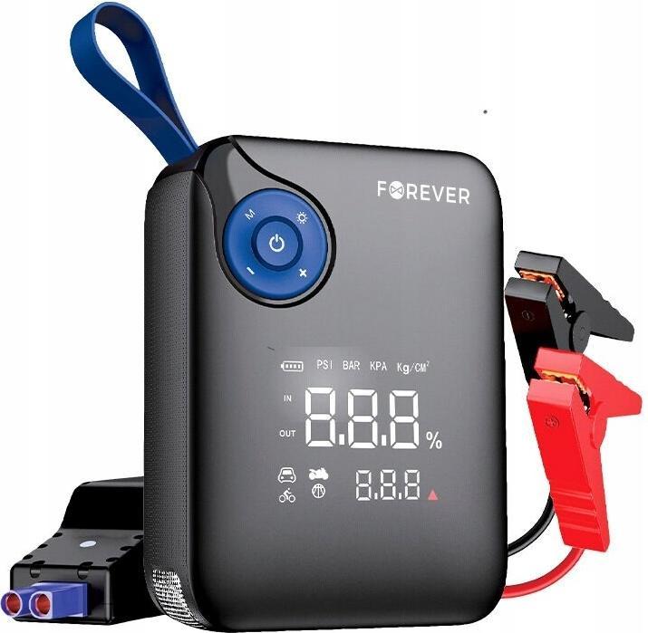 Actual product image Forever jump starter 4in1 JS-400 7200mAh black-blue (600 A, 7200 mAh)