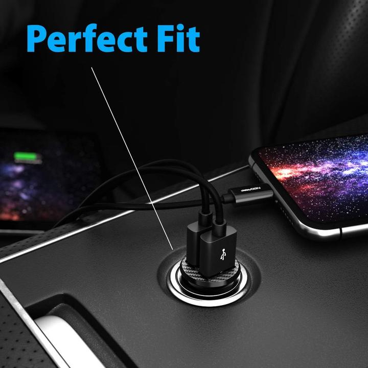 Produktbild deleyCON Mehrfach-KFZ-Steckdose MK-MK4191 2x2.4A