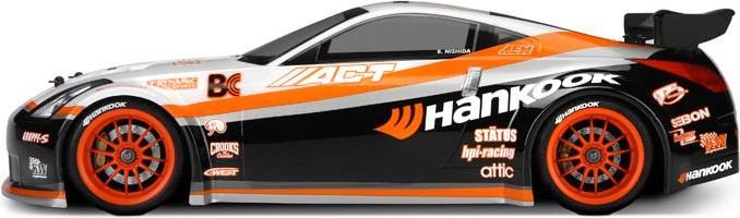 Immagine prodotto HPI Corpo Nissan 350Z Hankook (200mm)