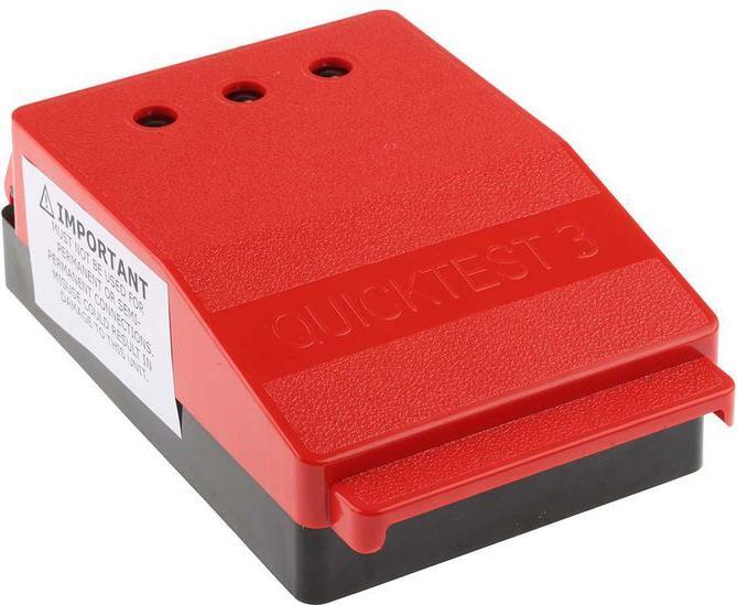 Actual product image RS PRO 3 phase mains test block without cable