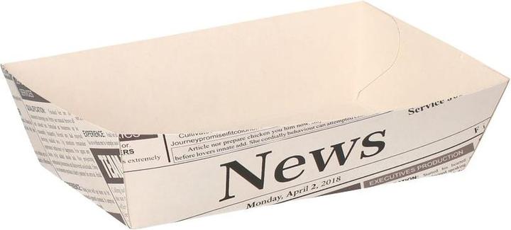 Produktbild Papstar Pommes-Frites-Trays "Newsprint"