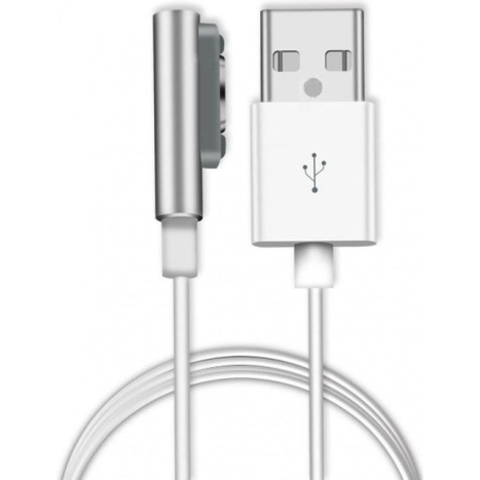 PowerGuard Magnetic USB Charge Sony Xperia Z3 Compact 1m, Mobilgerät Adapter, Weiss