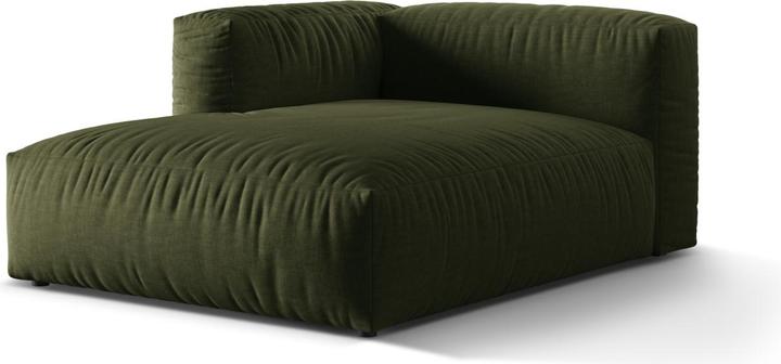 Image du produit Micadoni Chaise longue modulable gauche, "Martina", 1 Place, 176x123x75 Fabriqué en Europe (Recamière)