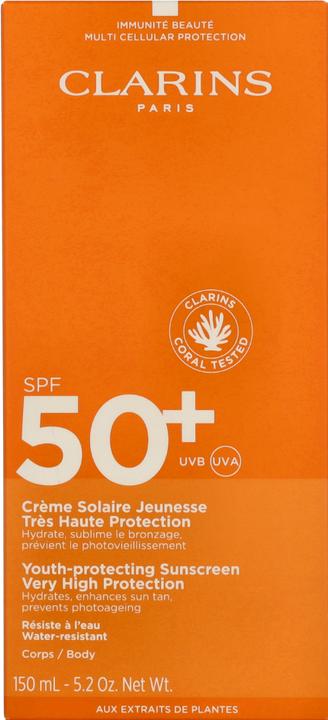 Image du produit Clarins Solaires Crème pour le Corps (Crème solaire, SPF 50+, 150 ml)