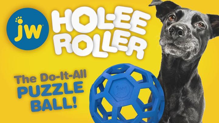 Image du produit JW Jouet pour chien Hol-ee Roller Jumbo, Ø 19 cm, Assorti (Jouet à mâcher pour chien)