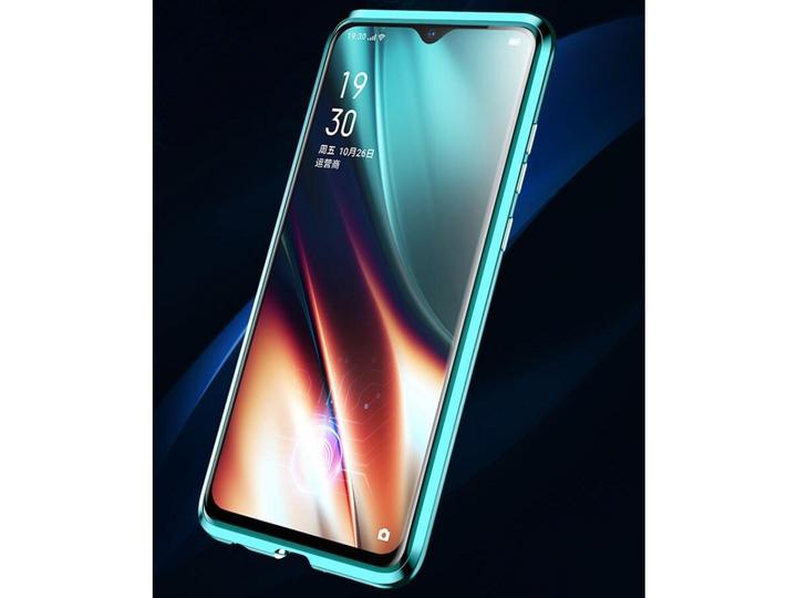 Actual product image G-Case Oppo Reno3 Aluminium Magnetic Glass Case Cover (Oppo Reno 3)