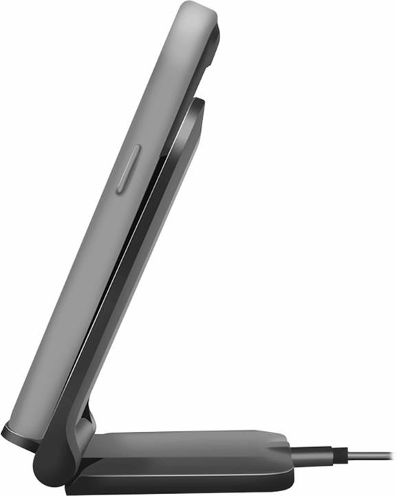 Produktbild LogiLink ZUB Smartphone Stand & WL Charger black (18 W)