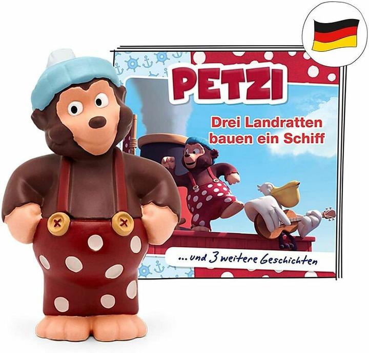 Produktbild Tonies Petzi Drei Landratten bauen ein Schiff (Deutsch)