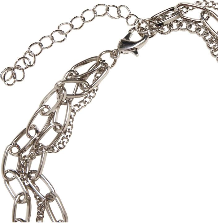 Immagine prodotto Urban Classics Collana con croce a strati (50% zinco, 50% di ferro)