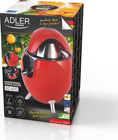 Immagine prodotto Adler AD 4013r pressa elettrica per agrumi Rosso