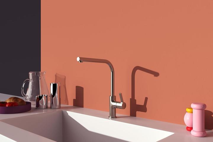 Actual product image Ideal Standard køkkenarmatur Gusto Silver Storm