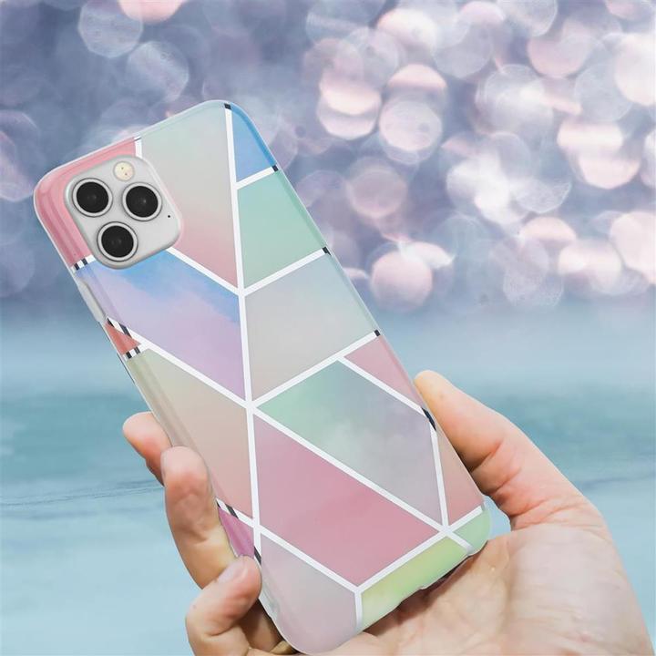 Image du produit Cadorabo Couverture IMD TPU Marbre coloré (Apple iPhone 12, Realme 12 Pro+)