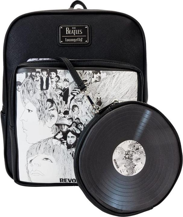Produktbild Loungefly The Beatles by Mini-Rucksack Revolver Album with Record Pouch