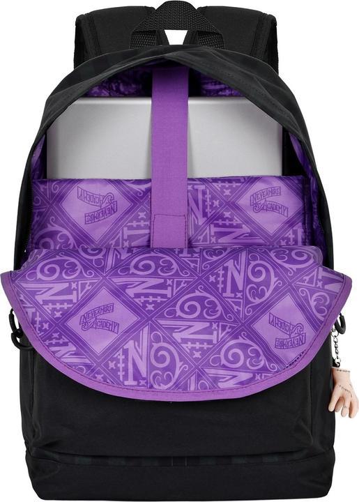 Actual product image Karactermania Wednesday Zaino Backpack : Uniform 41cm (22 l)