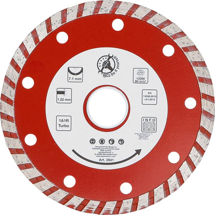 Productafbeelding BGS Turbo snijschijf | Ø 115 mm