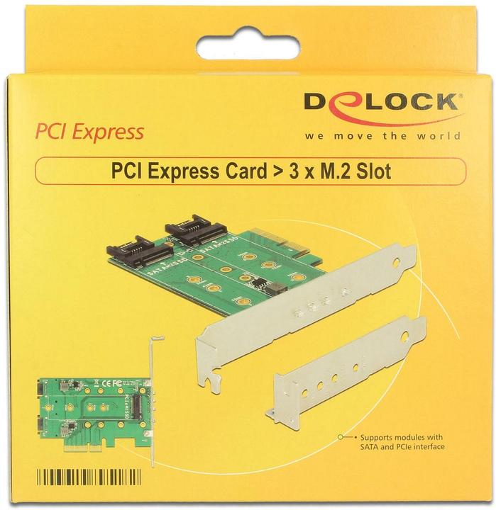 Actual product image Delock PCI Express x4 Controller