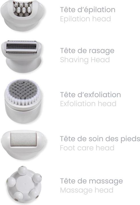 Produktbild Livoo Multifunktions-Epilierer-Set