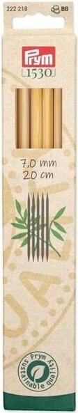 Image du produit Prym Aiguilles à tricoter BAMBUS 7.00 mm, 20 cm