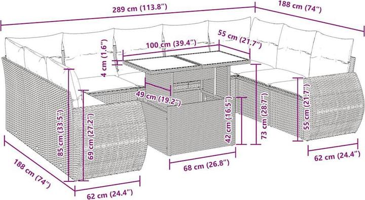 Produktbild vidaXL Timo