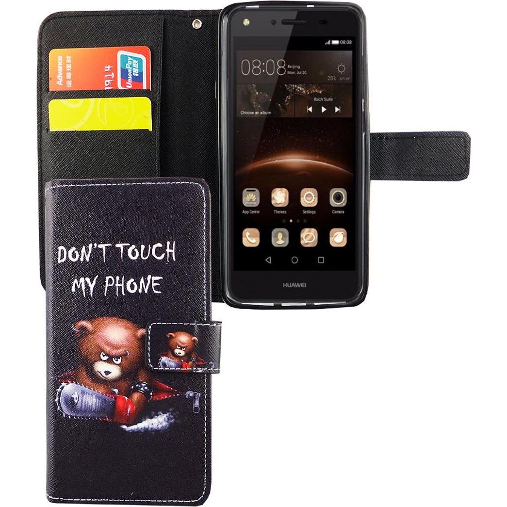 König Design Schutz Handy Hülle für Huawei Y5 II Case Cover Tasche Wallet Etui Handyhülle Neu (Huawei Y5 II), Smartphone...