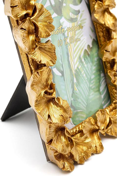 Immagine prodotto Kare Design Bilderrahmen Ginkgo Leaf Gold 17x20cm (10 x 15 cm)