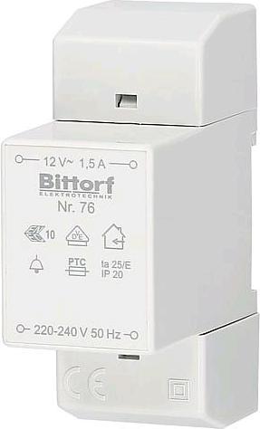 Immagine prodotto Bittorf No76 Trasformatore a campana 12V1,5A