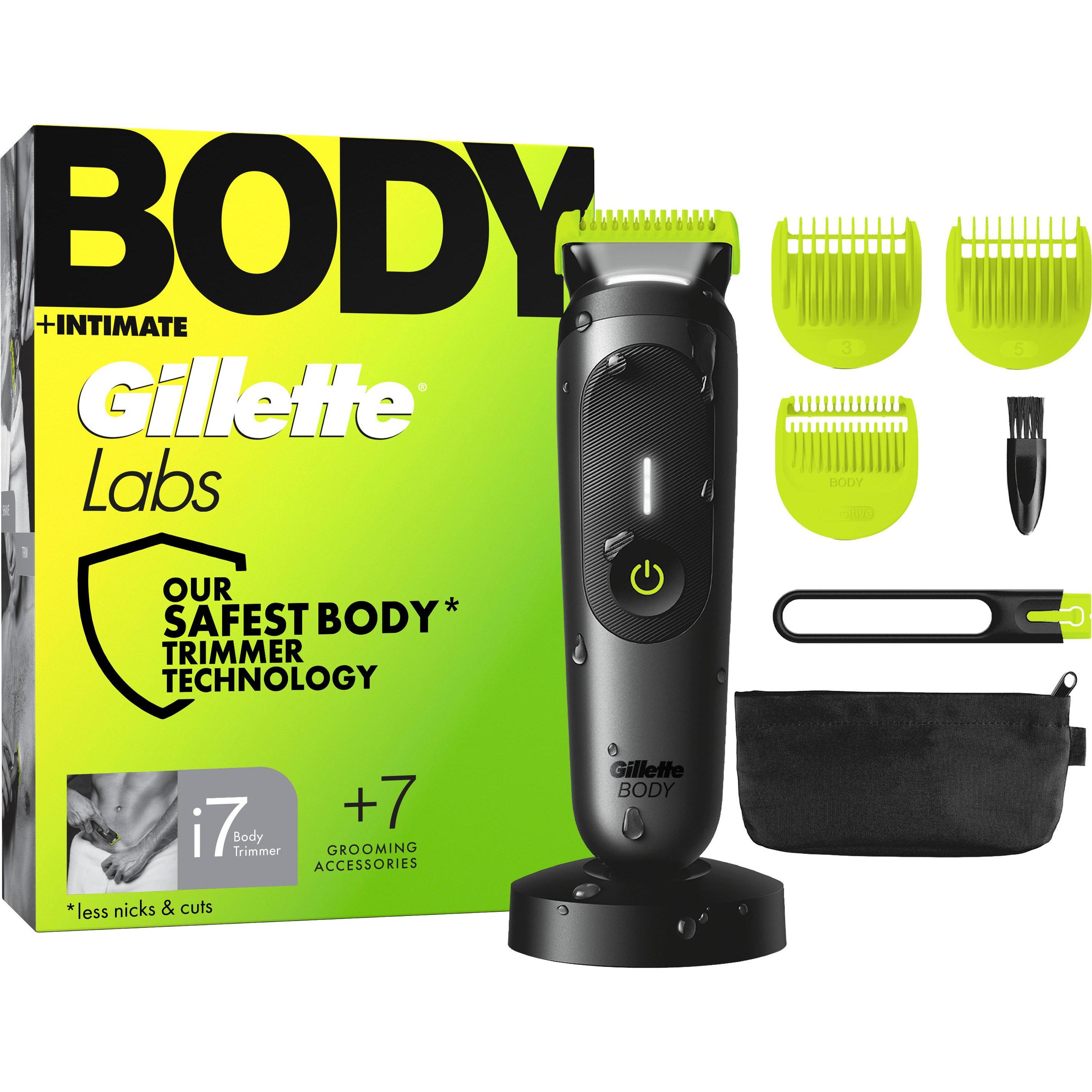 Gillette, Regolabarba + Tagliacapelli, Labs Body + Intimate Trimmer I7 Trimmer