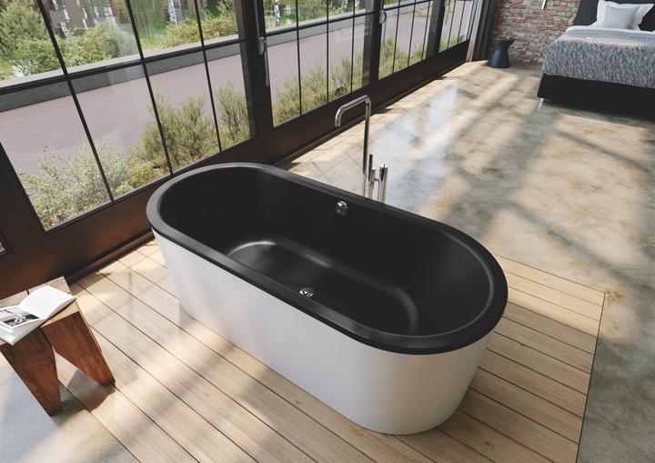 Immagine prodotto Kaldewei Classic Duo Ovale, vasca da bagno indipendente 113-7, 170x75x42 cm, con grembiule Colore es (198 cm, 98 cm)