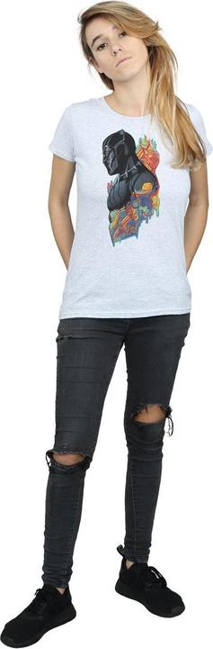 Produktbild Schwarzer Panther Profil TShirt aus Baumwolle (M)