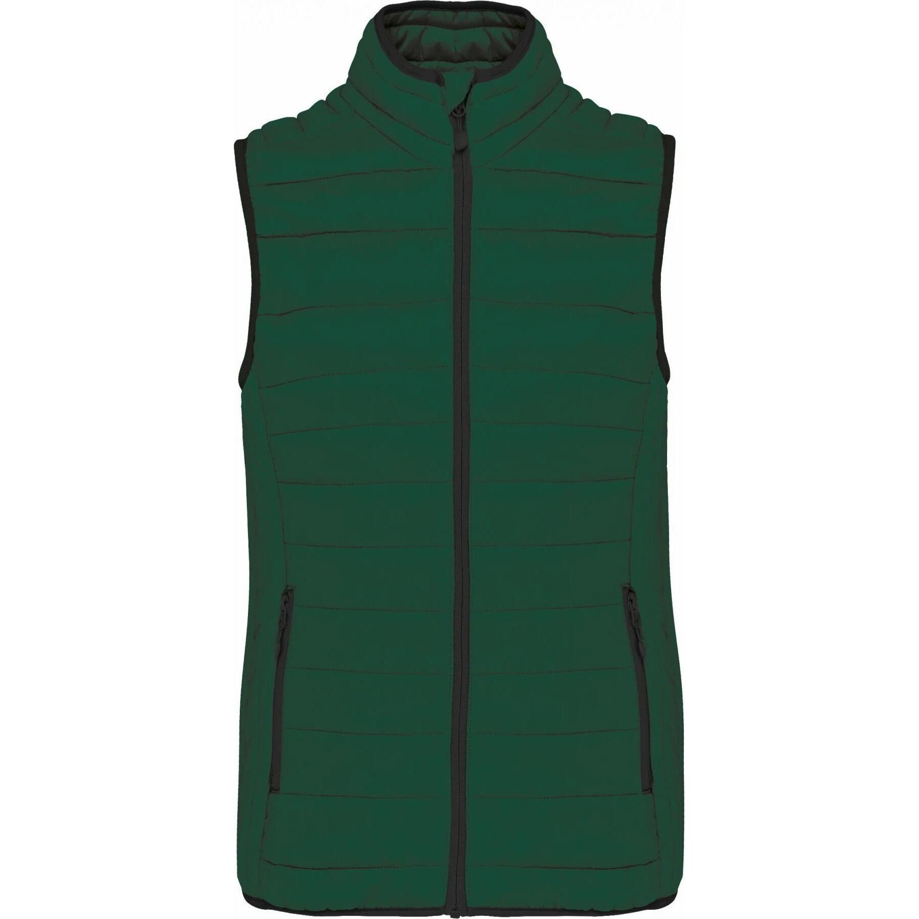 Kariban, Damen, Jacke, Leichte ärmellose Daunenjacke, Damen (S), Grün, S
