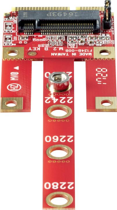 Actual product image Renkforce SSD M.2 modules on Mini PCIe