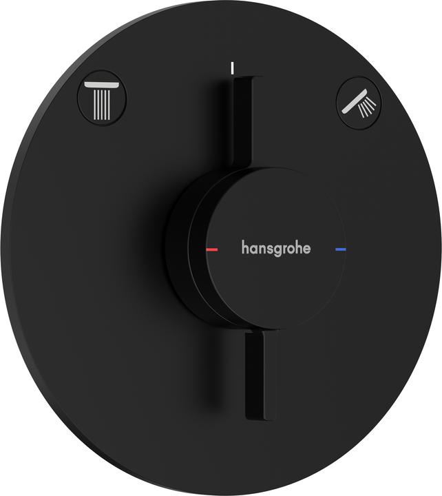 Produktbild hansgrohe HG Mischer DuoTurn S Unterputz, 2 Verbraucher mattschwarz