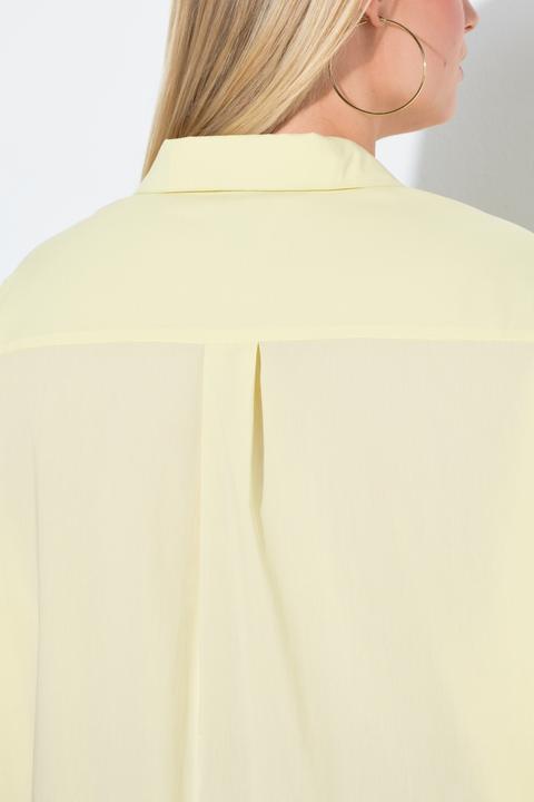 Immagine prodotto Ulla Popken Camicia dal taglio oversize con collo da camicia e maniche lunghe (62)