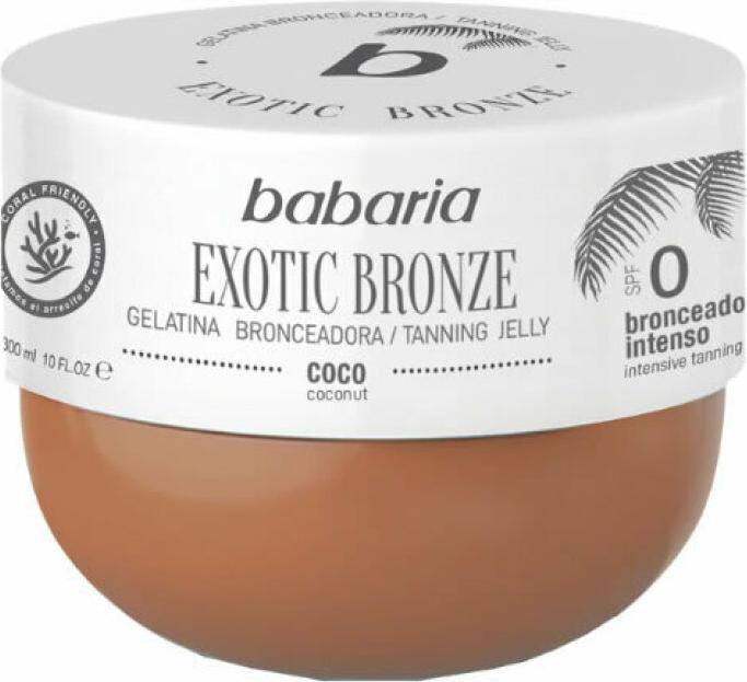 Actual product image Babaria Exotic Bronze Tanning Jelly Coconut 200ml (Self-tanning towel, 300 ml)